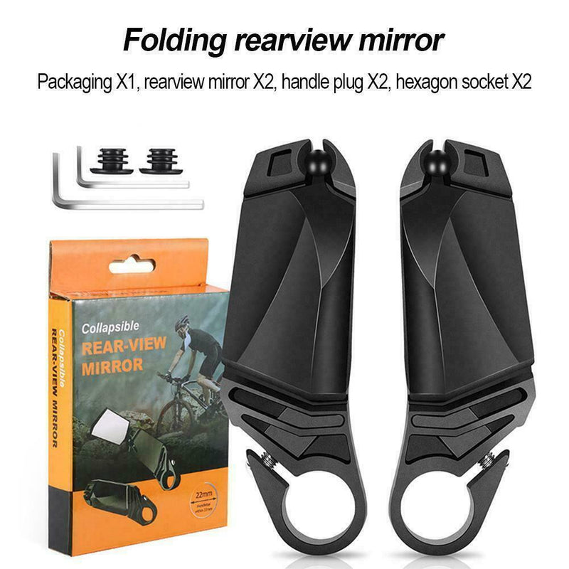 Bicycle Folding Rearview Mirror Bicycle Rearview Mirror Y0Y8