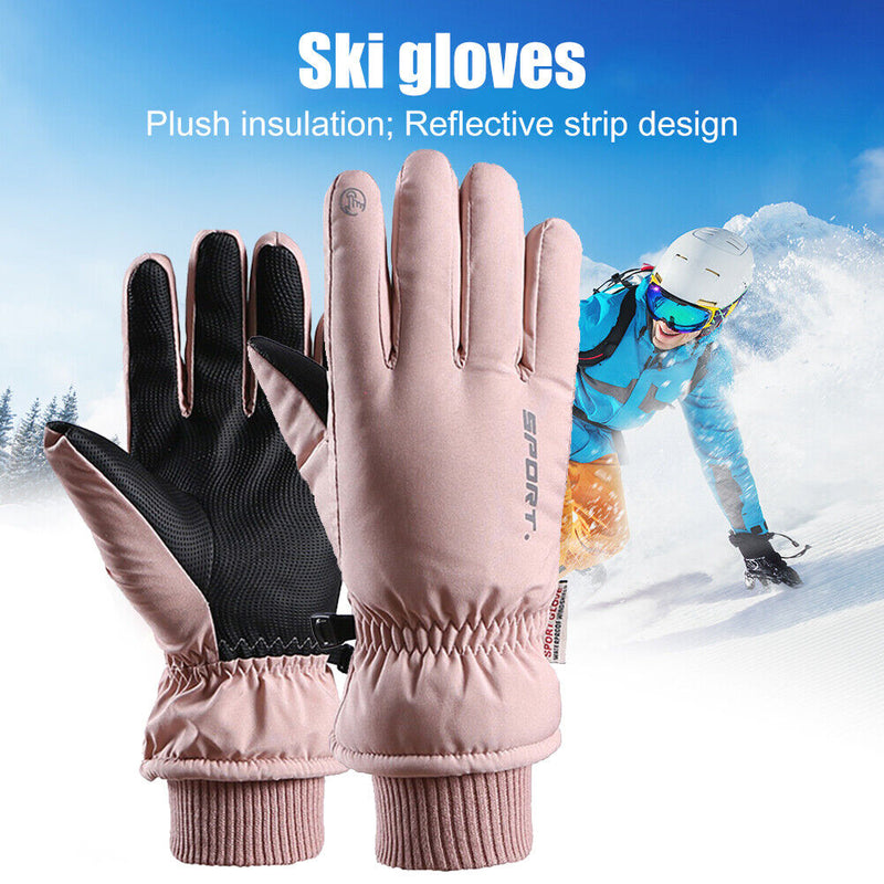 Anti-Skid Thicking Warm Ski Gloves Cycling Motorcycle Glove Riding Accessories