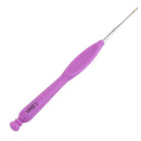 8pcs Aluminum Needle Plastic Handle Yarn Stitching Weave Crochet Hooks Kit Newly