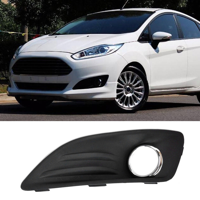Front Bumper Light Grill Car Fog Lamp Lower Grill for Ford Fiesta JA8 13-17