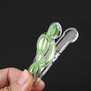 Plastic Musical Note Letter Paper Clip Piano Sheet Spring Holder (Green)