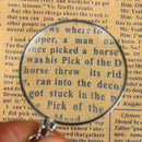 5X Magnifier Chain Magnifying Glass Optical Lens Necklace for Aid Reading Repair