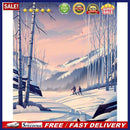 Cabin Scenery Oil Paint By Numbers Hand Painted Frameless Painting Home Ornament