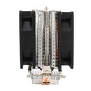 Dual Copper Pipes Dual Fans Hydraulic CPU Cooler Heatpipe Fans Heatsink