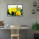 Yellow Pink 5D Diamond Painting DIY Full Drill Round Rhinestone
