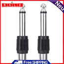 4pcs RCA/AV Female to 6.35mm 1/4 Inch Male Mono Audio Adapters Connectors