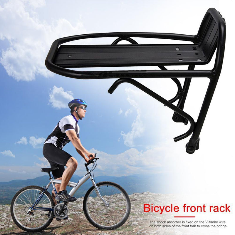 Aluminum Alloy Bicycle Front Luggage Rack Mountain Road Bike Front Panner Shelf