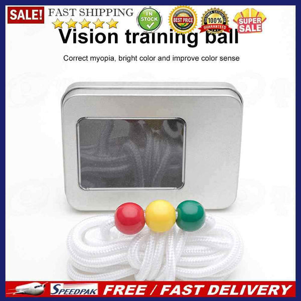 Vision Training Ball Tools Beads Brock String Sports Eye Sight Pointing Practice