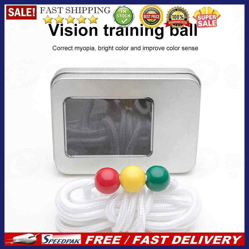 Vision Training Ball Tools Beads Brock String Sports Eye Sight Pointing Practice