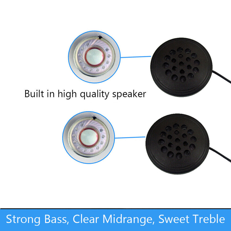 QY7 In-Line Control 3.5mm Headset with Microphone for Motorcycle Helmet Int