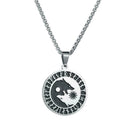 Steel WOLVES NECKLACE FASHION Pirate Amulet Necklace Best B1W6 Gift Z3R1 W4E4