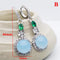 Wedding Jewelry Party Chic Peridot Moonstone Topaz Ear Stud Moonstone Earrings