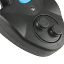 Electronic Fish Bite Finder Alarm LED Light Bell Clip On Fishing Rod Black Newly