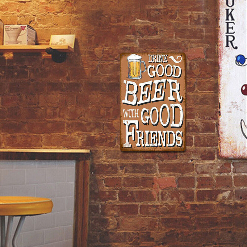 Letters Metal Sign Plaque Retro Wall Posters for Home Cafe Bar Decor (5)