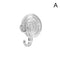 Wreath Hanger Suction Cup Hooks Clear Vacuum For Front Windows Glass Shower U8E8