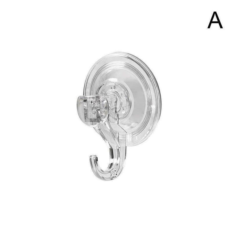 Wreath Hanger Suction Cup Hooks Clear Vacuum For Front Windows Glass Shower U8E8