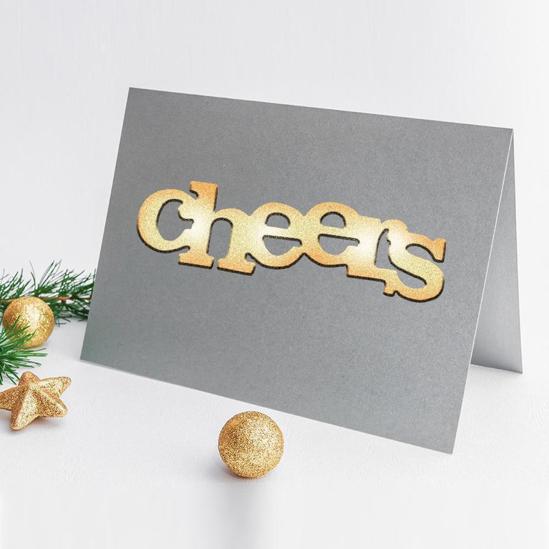 Letter cheers Cutting Dies Embossing Stencil for DIY Scrapbooking Craft