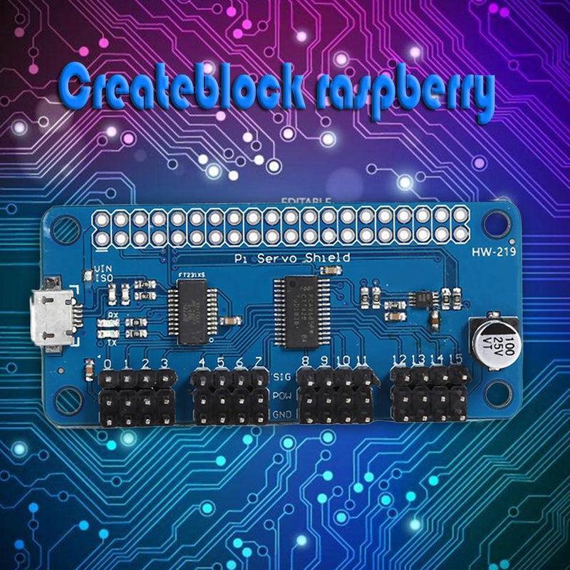 Micro USB 5V 16 Channel PWM Servo Drive Shield Board DC Motor Driver Module