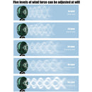 #A Portable Handheld Hanging Neck Fan Multifunctional LED Display Air Cooling Fa