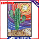 DIY Cactus Special Shaped Diamond Painting 60 Page A5 Notebook School Stationery