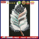 Abstract Feather Oil Paint By Numbers DIY Canvas Wall Picture Craft Home Deco