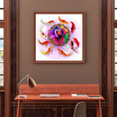 5D DIY Diamond Painting Kits Full Round Drill Nine Fish Mosaic Wall Picture
