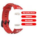 Soft Silicone Wristband Adjustable Bracelet Watchband for Huawei Band (G)