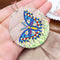 2pcs 5D Diamond Painting Keyring DIY Round Keychain Bag Pendant (YSK205)