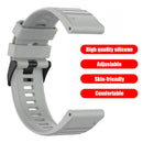 Silicone Strap Adjustable Bracelet for Garmin Fenix 6X/Fenix 6X Pro (Gray) Newly