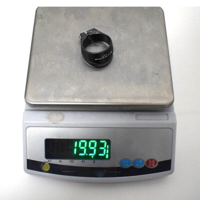 34.9mm Bicycle Saddle Seat Tube Clamp MTB Road Bike Seatpost Clamps (Black)