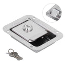 with Keys Stainless Steel Box Lock Handle Lock Cabinet Lock Paddle Door Latch