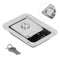 with Keys Stainless Steel Box Lock Handle Lock Cabinet Lock Paddle Door Latch