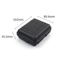 Outdoor Waterproof Sealed Box Shockproof EDC Tools Storage Case (Black S) Newly
