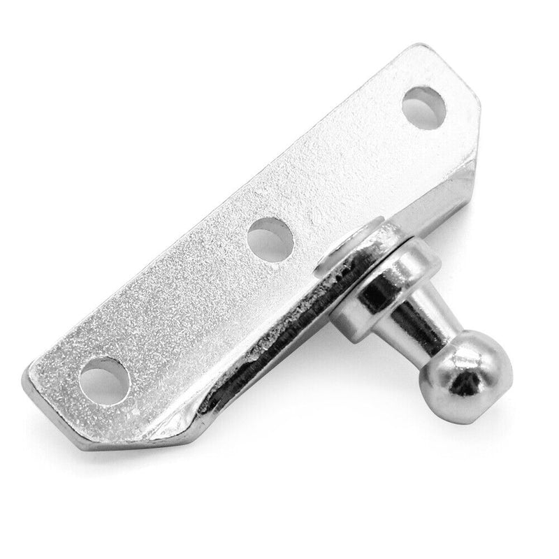 2x Zinc Plated Steel Ball Stud Braces 10mm for Gas Prop Strut Spring RV Camper