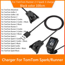 100cm USB Charging Cable Watch Charger Cord for TomTom Spark Runner2/3/Spar