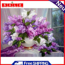 5D Diamond Painting Window Sill Flowers Full Round Rhinestone DIY Home Decor