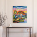 Quirky Treehouse Oil Painting by Number Set, Frameless Drawing Picture, Wall Decor