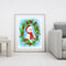 Xmas Snowman Oil Paint By Numbers DIY Coloring Picture Kits for Adults Children