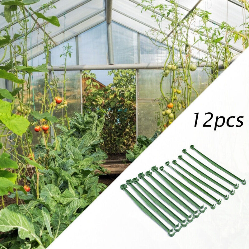 12pcs Plant Climbing Rack Arms Cage Potted Garden Vine Support Frame Stake Newly