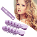 2pcs Hair Roots Fluffy Curlers Clip Hair Curler Twist DIY Tool (Purple) Newly