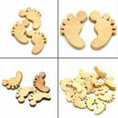 Cute Wooden Baby shapes Cut MDF Blank Embellishments N2K3 s Craft X4X2