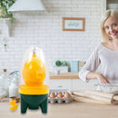 Egg Yolk Shaker Golden Whisk Eggs Mixer Stiring Blender Puller (Green)
