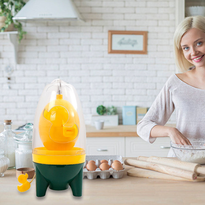 Egg Yolk Shaker Golden Whisk Eggs Mixer Stiring Blender Puller (Green)