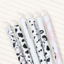 I love Milk 0.5mm Writing Pen Cows Pattern Gel Pen Office School Stationery