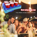 Kids Inflatable Beer Pong Triangle Cap Throwing Interactive Game Prop Toys Newly