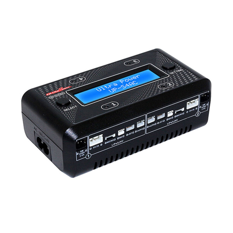 Ultra Power UP-S4AC 4x7W AC DC LiPO LiHV NiMH NiCd Battery Charger (EU) Newly