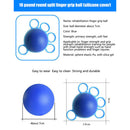#A Silicone Hand Gripper Strengthener Ball Finger Rehabilitation Trainer Equipme