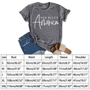 Independence Day Print America Letter Tea T-Shirt (Dark Grey L)