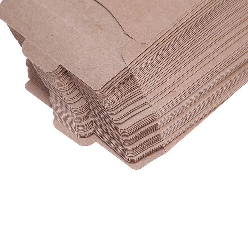 50pcs Kraft Paper Envelope Bag CD DVD Case Sleeve Packaging Bag 12.5