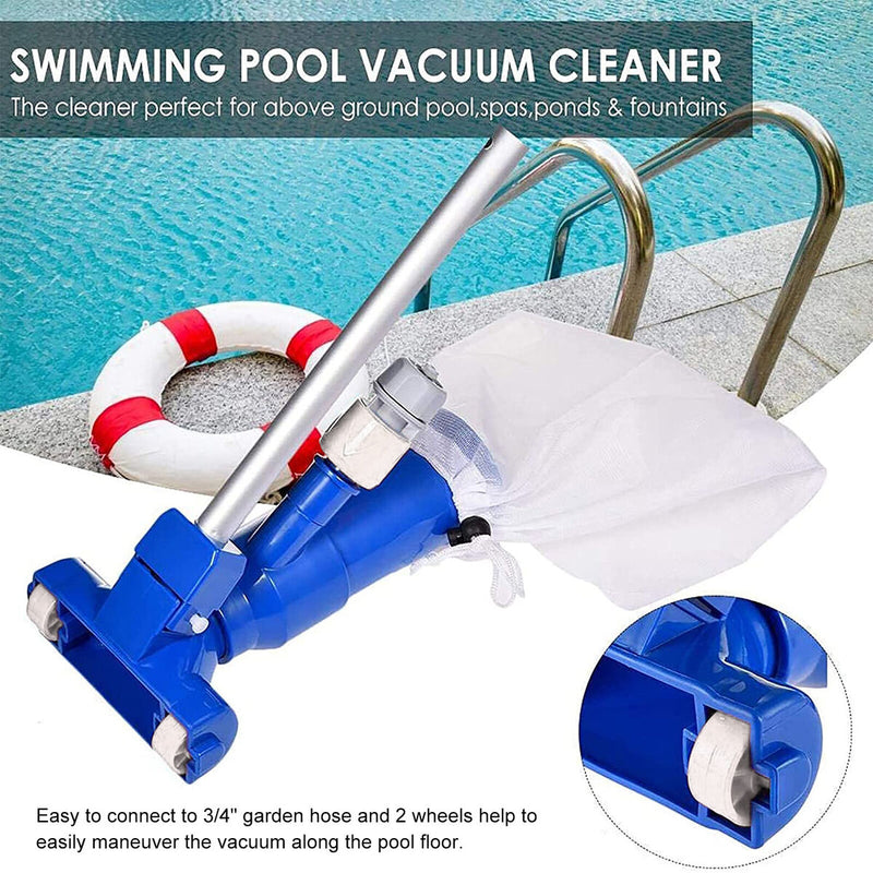 Pool Cleaner - Attached to Garden Hose Above Swimming Pool Vacuum Jet Cleaner